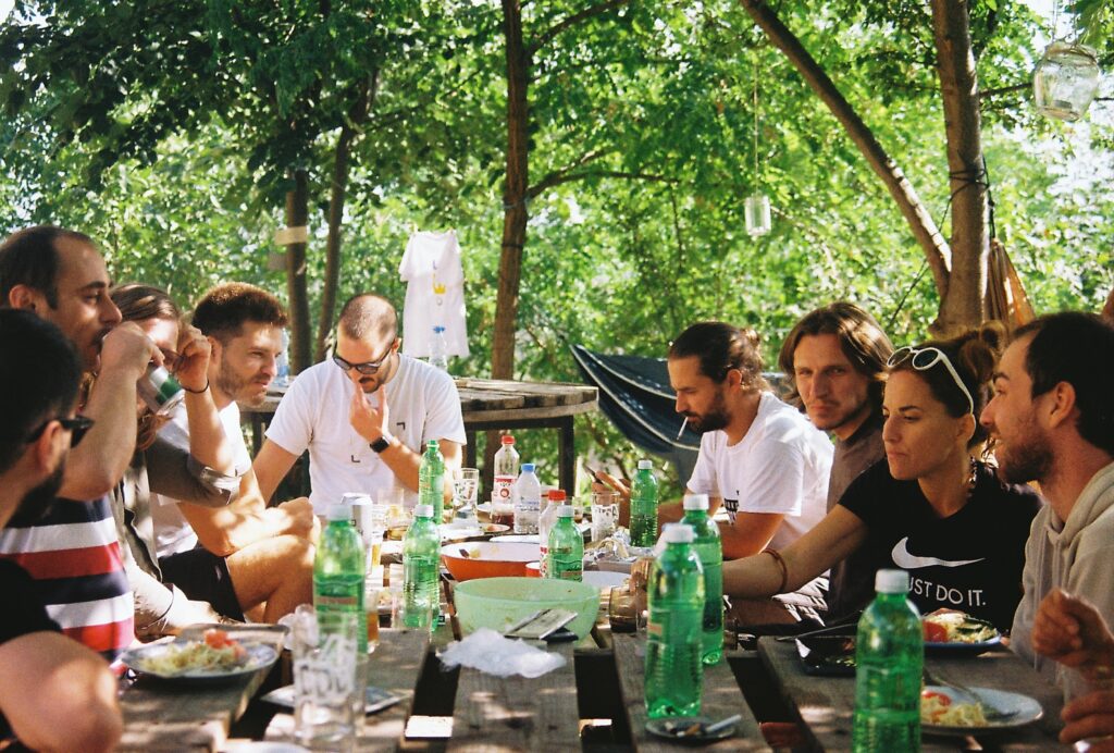 Group of people at a table